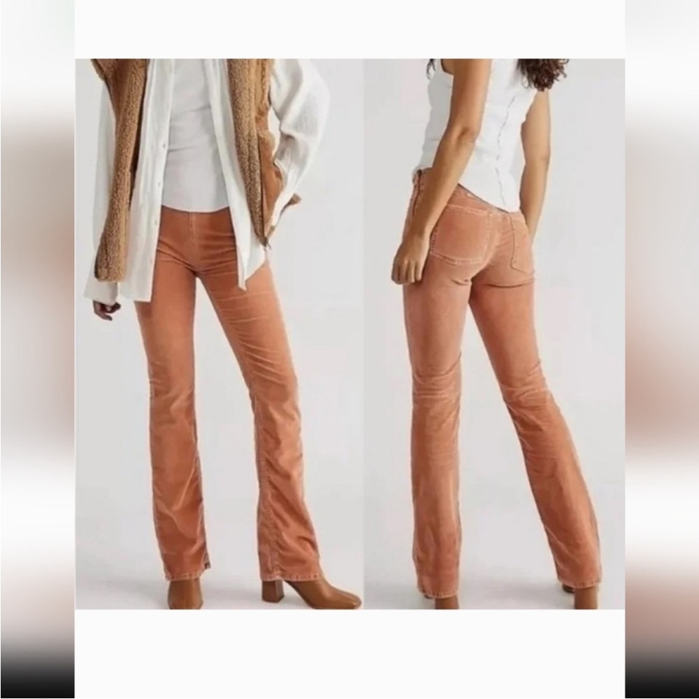 NWT Free People High Rise Flare Corduroy-Size 30